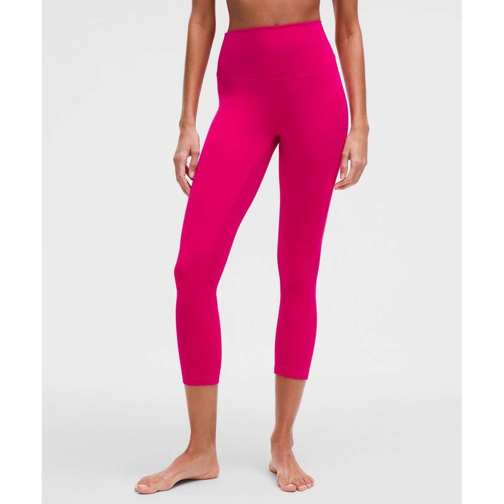 lululemon Align‎ High-Rise Crop 23" Passionate Pink Size 4